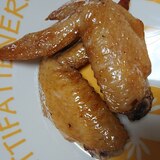 ラッキョウの汁で手羽先の甘辛煮！